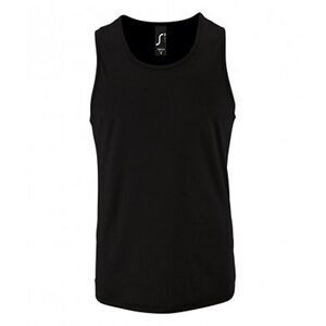 SOLS Mens Performance Tank Top / Black